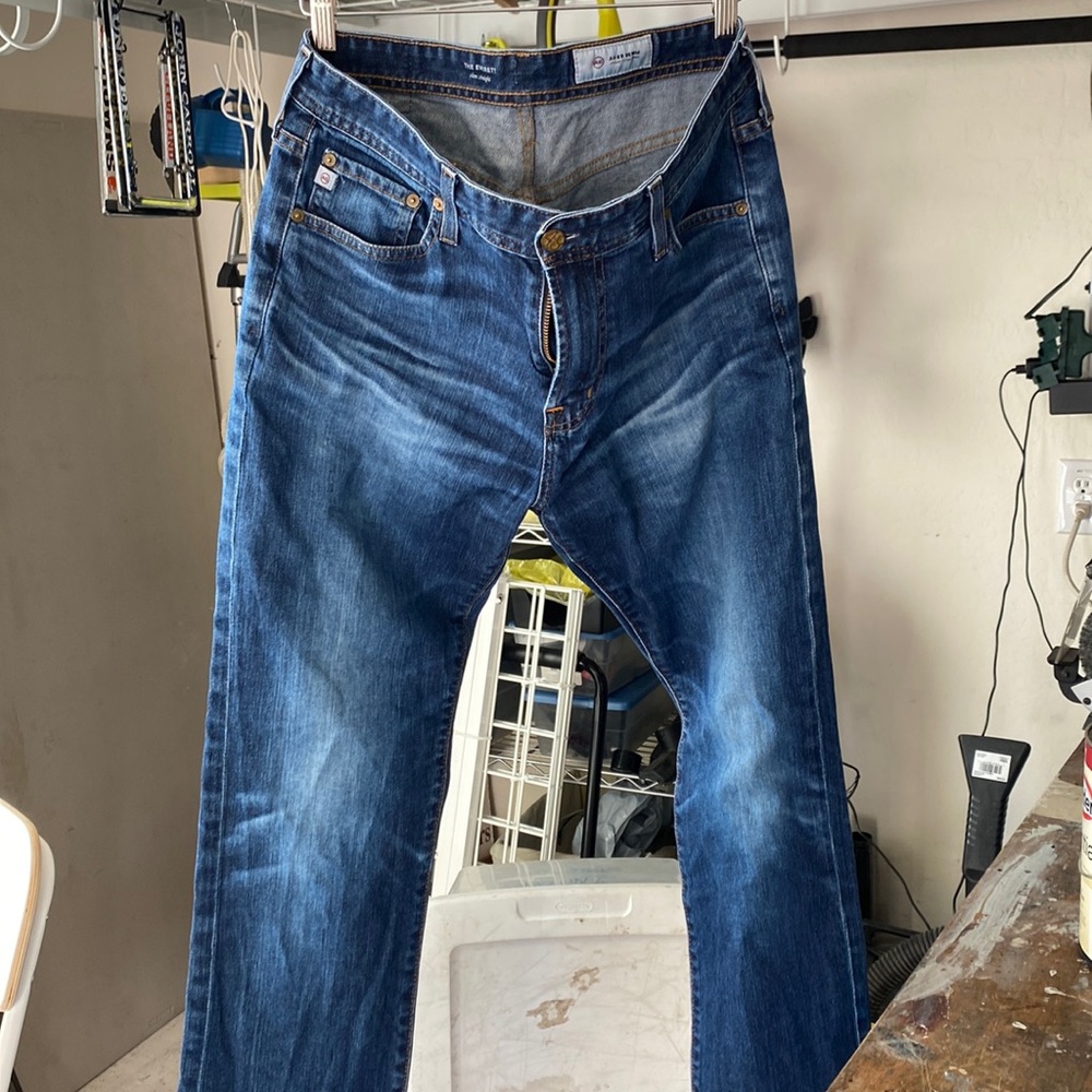 AG Adriano Goldschmied slim straight jeans EUC